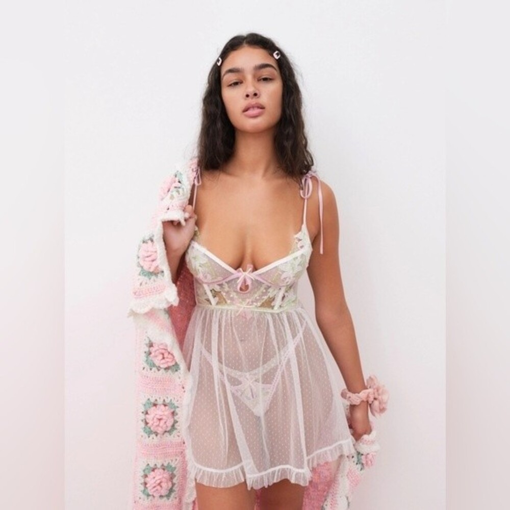 🌼 FINAL PRICE For Love & Lemons Waterlilies Slip Dress
